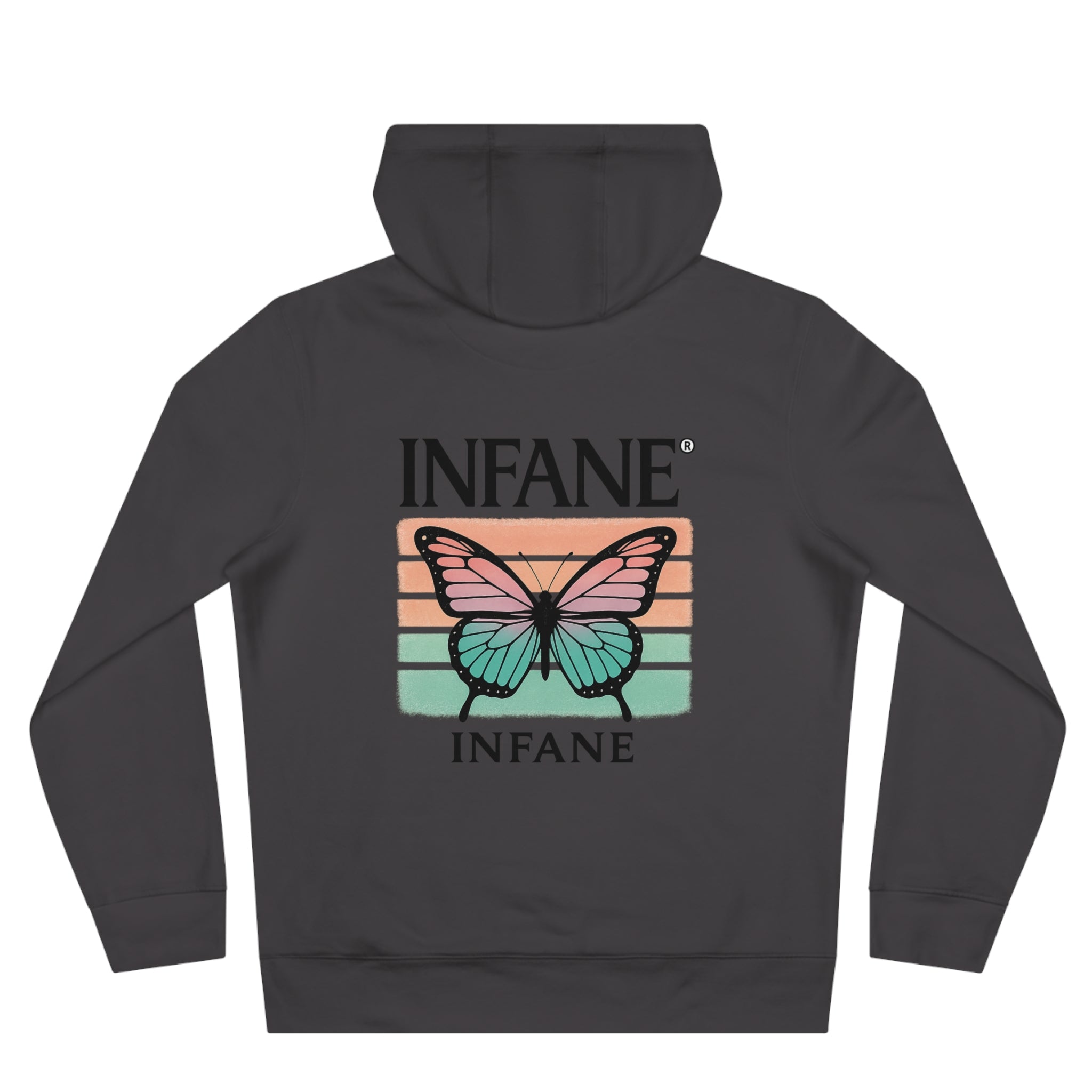 King Butterfly Hooded Sweatshirt - Unisex Hoodie EU