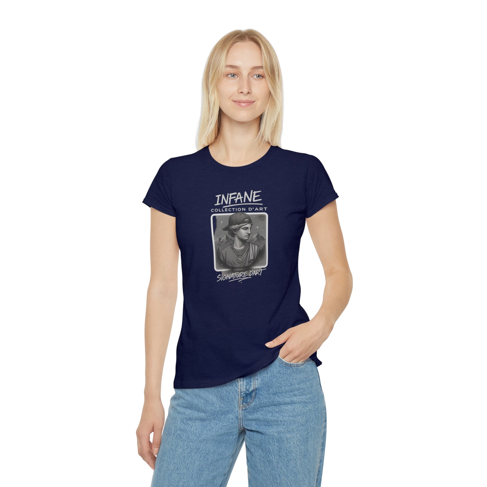 Iconic Statue Cap | Infane Women's T-Shirt Europe Edition
