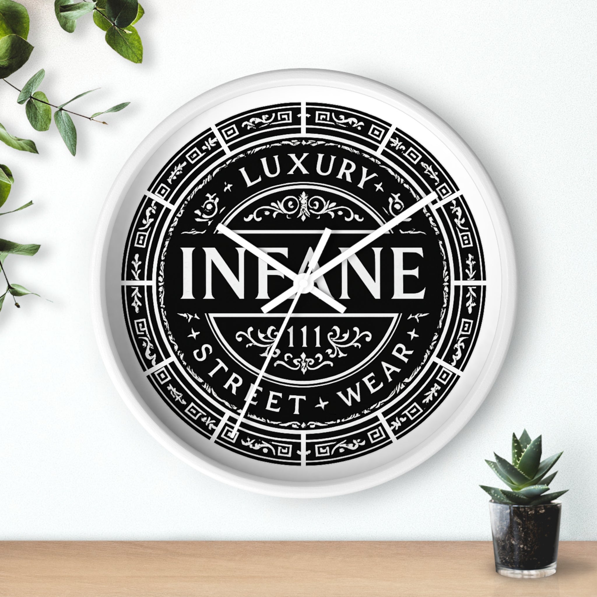 Luxury Streetwear Wall Clock