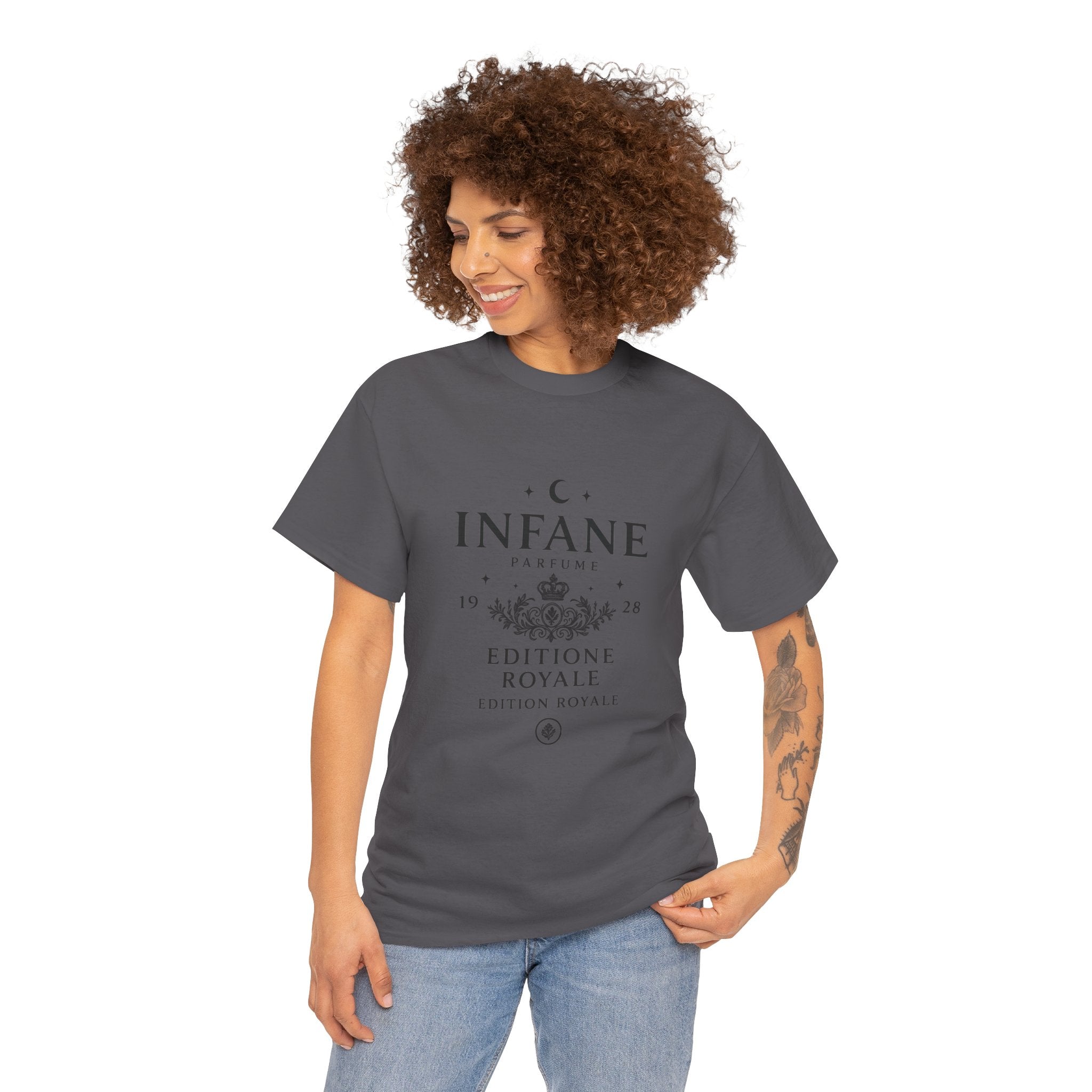 Unisex Heavy Cotton Tshirt | Infane Parfume Edition Royale Eu