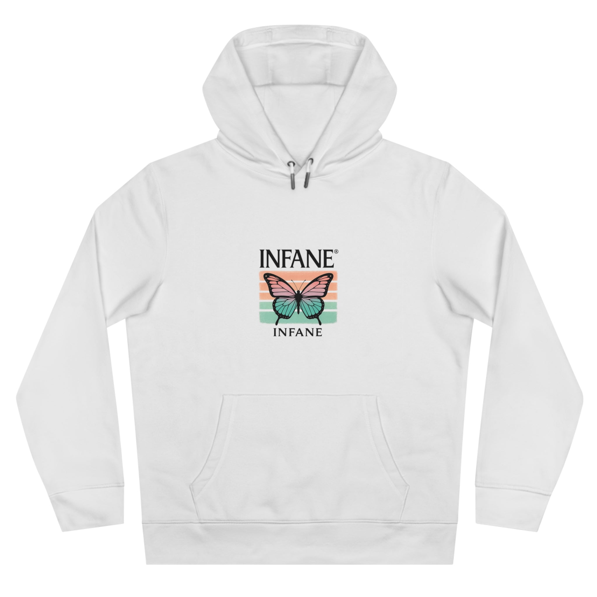 King Butterfly Hooded Sweatshirt - Unisex Hoodie EU