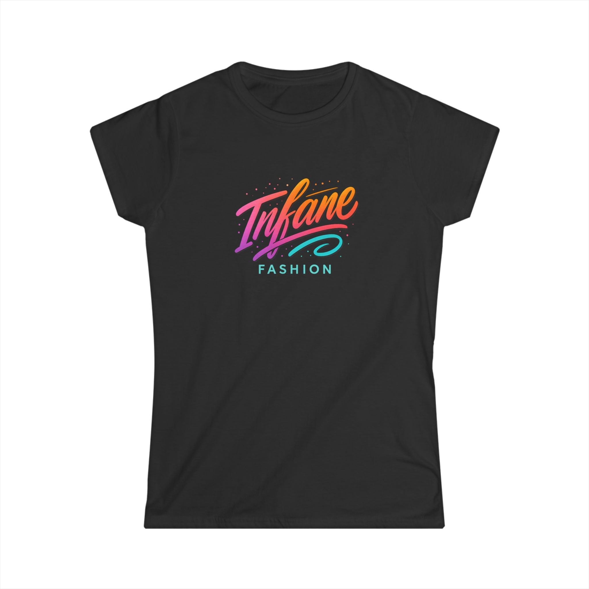 Colorful 'Inflane Fashion' Women's Softstyle Txeu