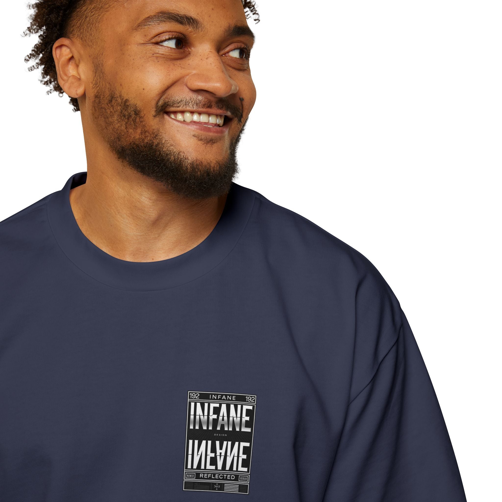 Men's Oversized Graphic Tee | Infane Reflected