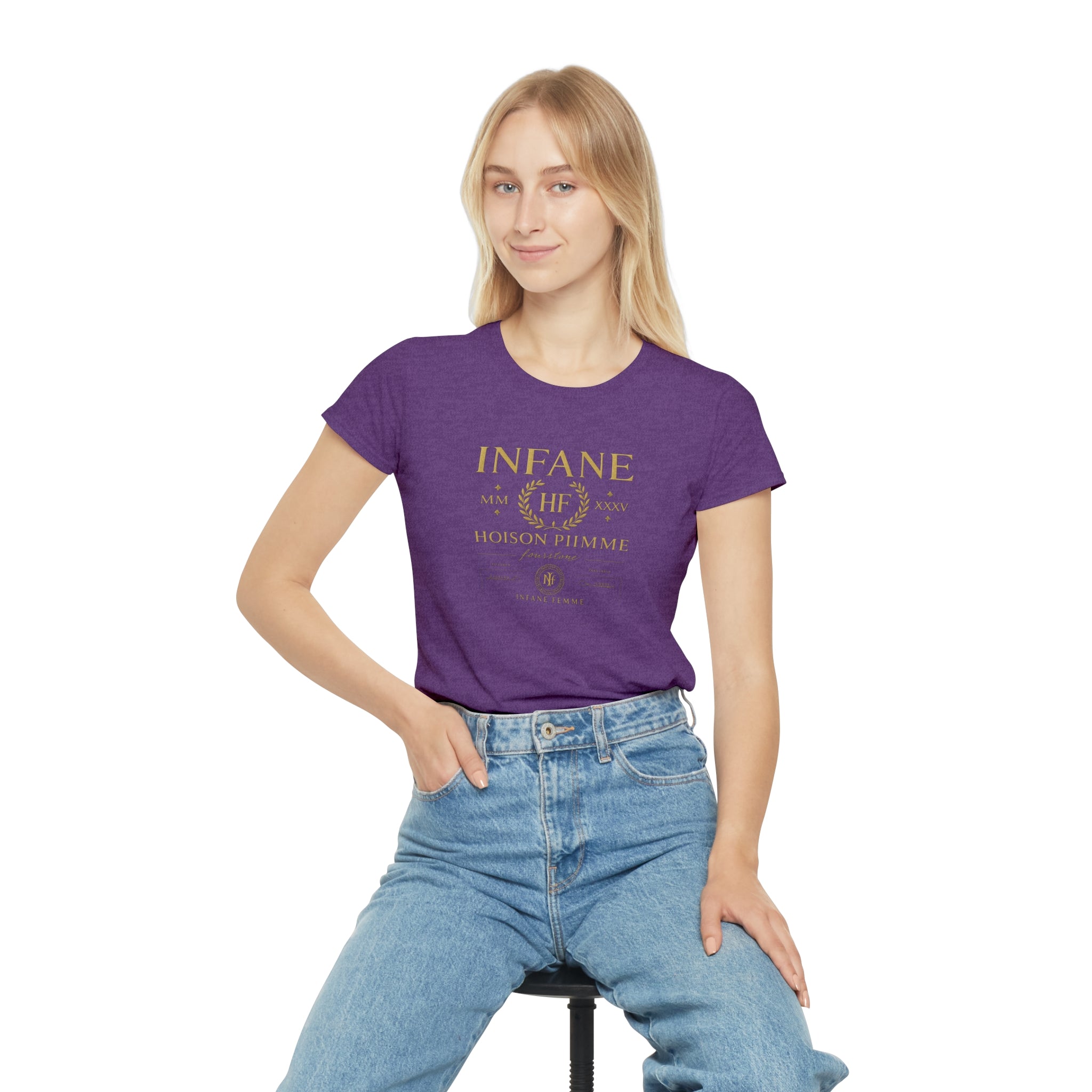 Gold Hoison Fourstone Iconic T-Shirt | Infane Femme Eu