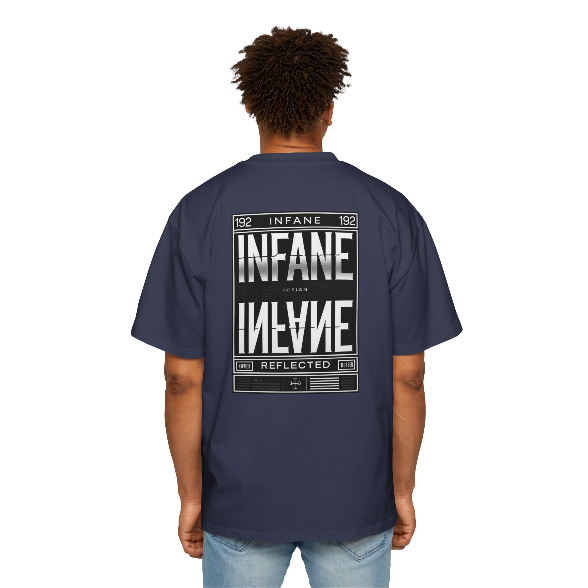 Men's Oversized Graphic Tee | Infane Reflected