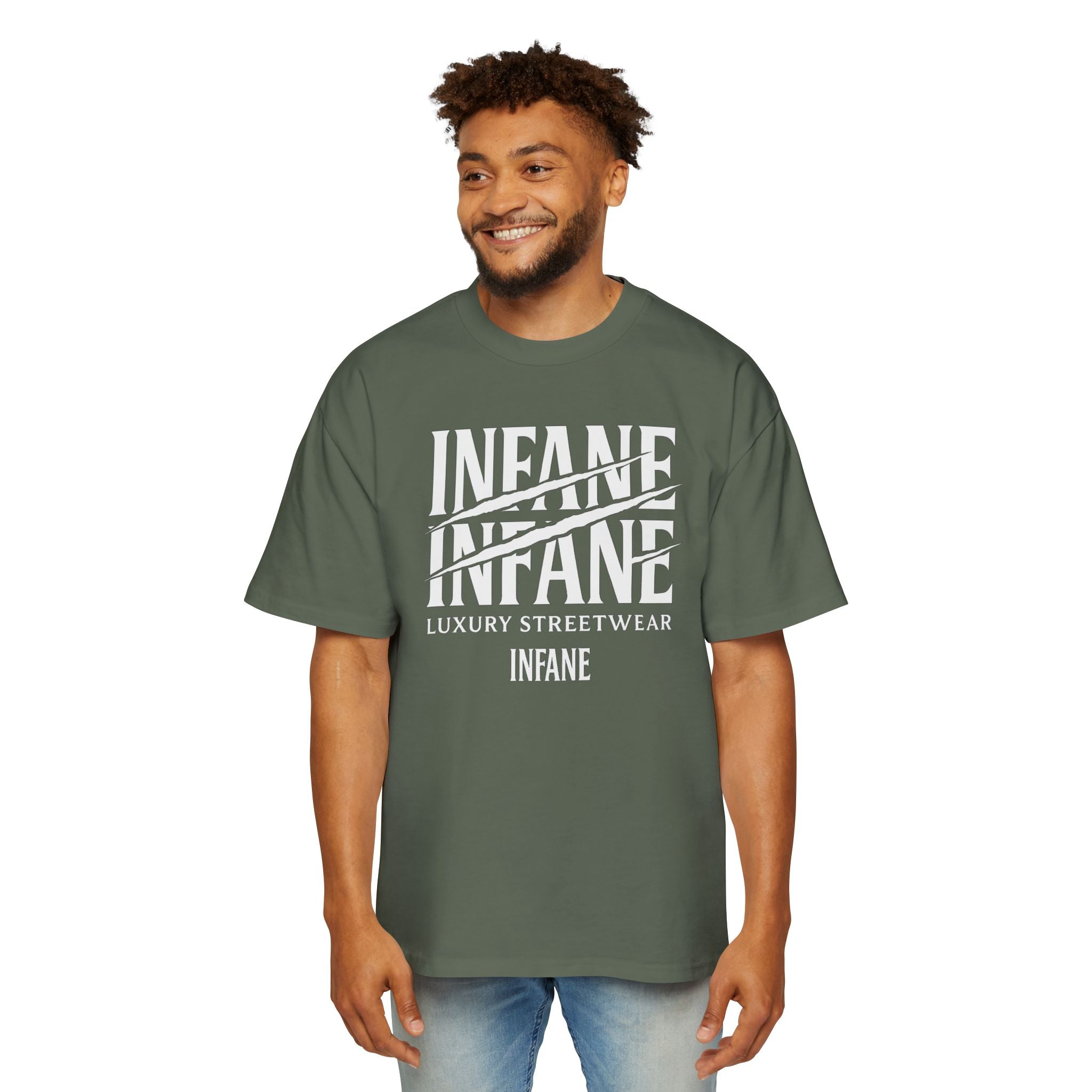 Scratch Oversized Graphic T-shirt | Infane Tshirt