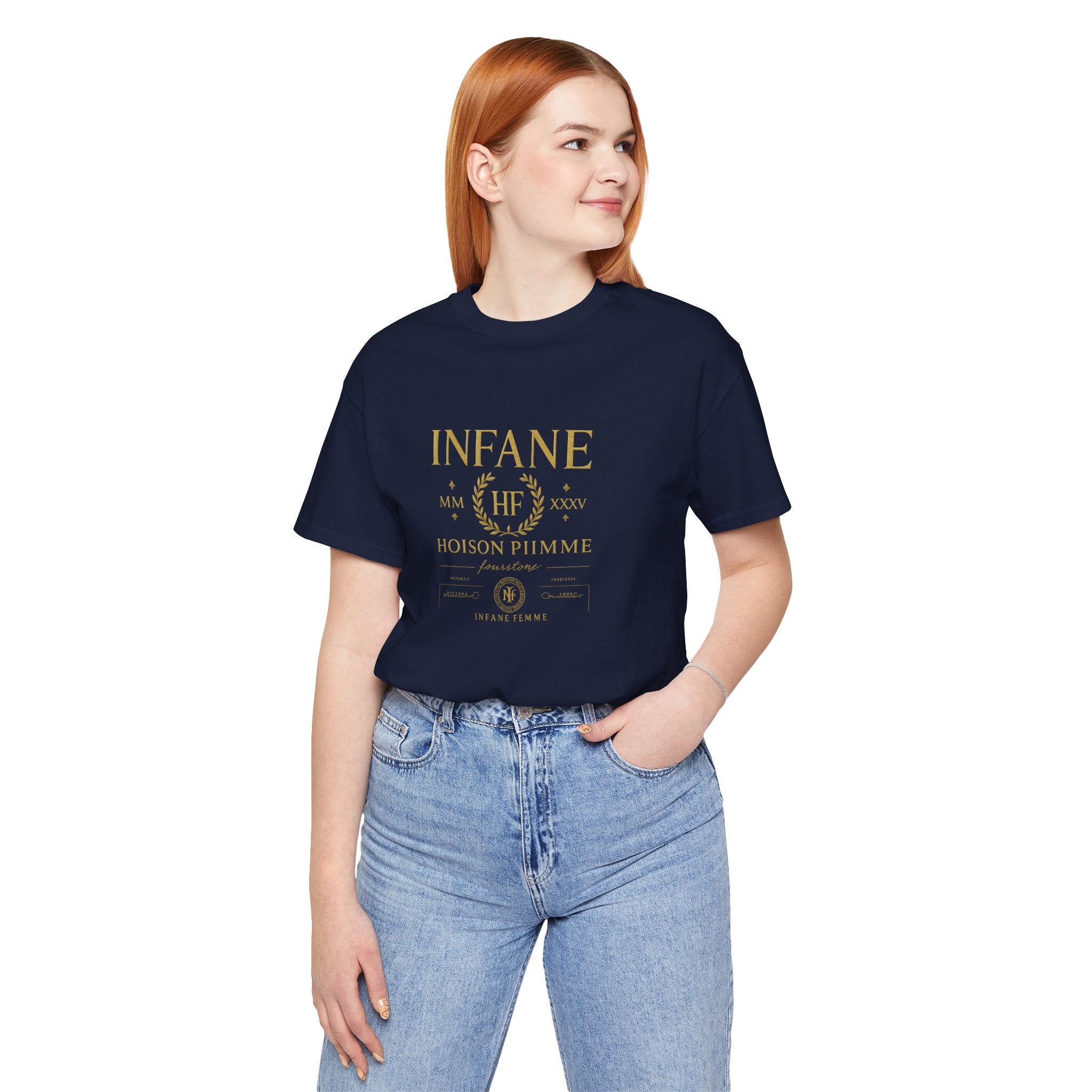 Gold Hoison Fourstone Iconic T-Shirt | Infane Femme x EU