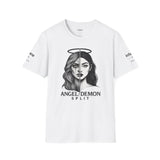 Unisex Softstyle T-Shirt - Angel/Demon Split Infane EU