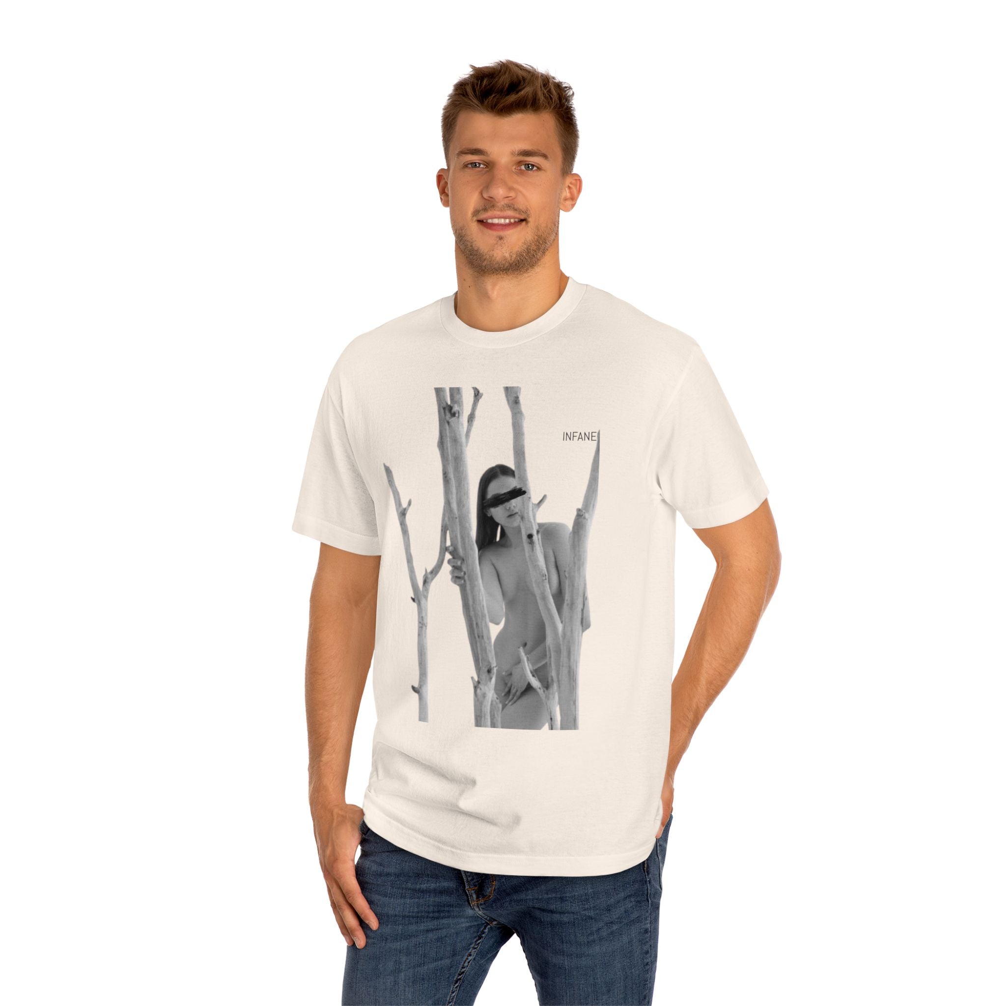 Camiseta clásica unisex chic: arte minimalista moderno, ropa urbana informal, camiseta gráfica, regalo para amantes de la moda, imprescindible de verano.