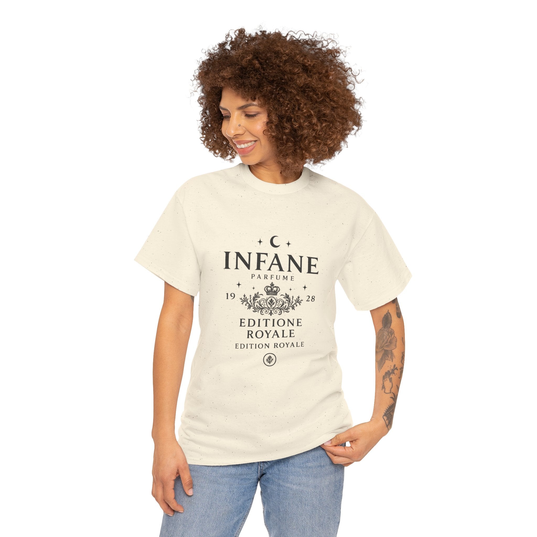 Unisex Heavy Cotton Tshirt | Infane Parfume Edition Royale Eu