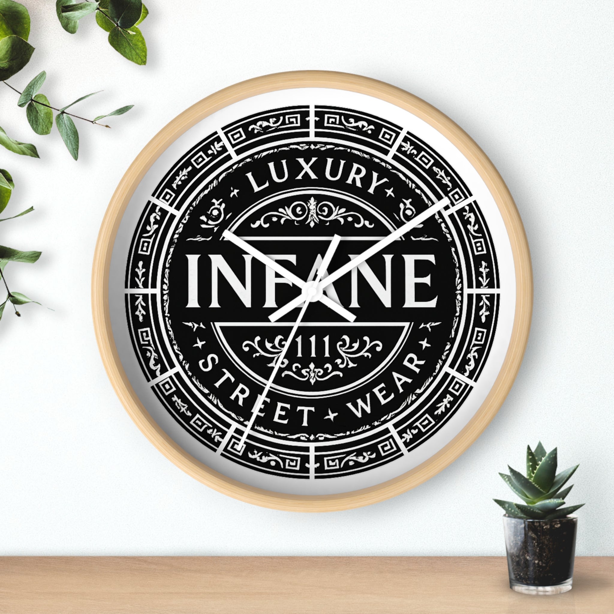 Luxury Streetwear Wall Clock