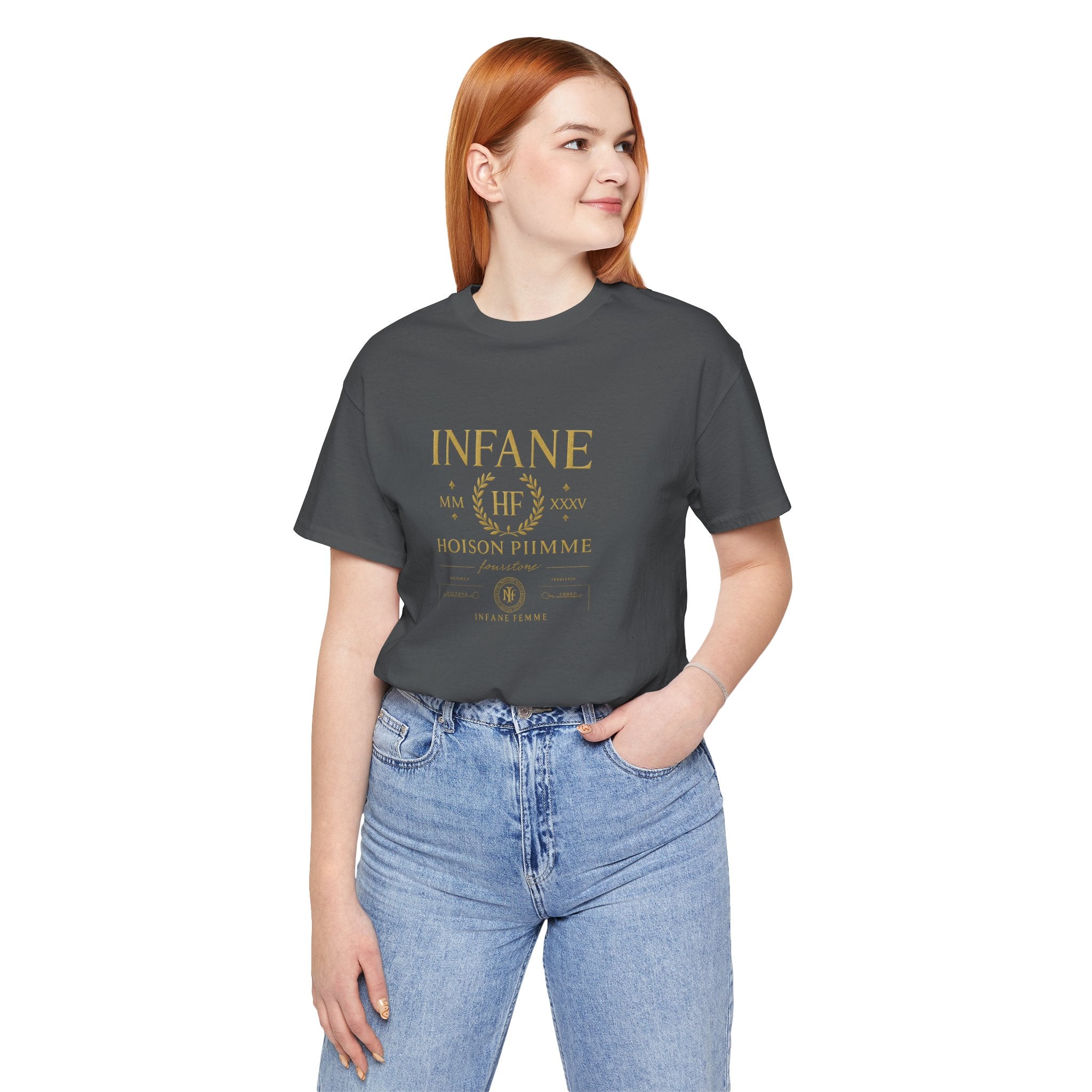 Gold Hoison Fourstone Iconic T-Shirt | Infane Femme x EU