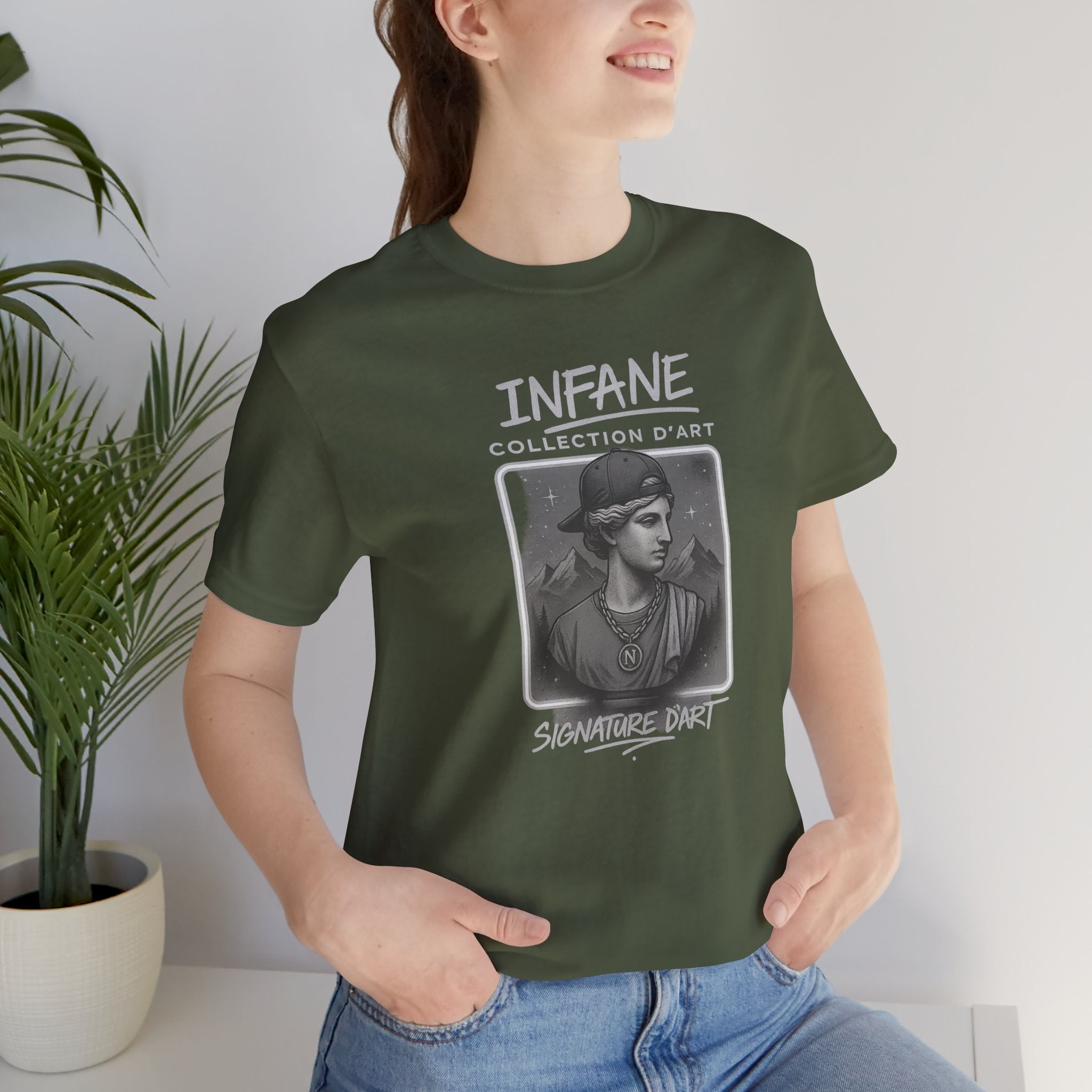 Statue Cap Unisex Jersey Tshirt | Infane Europe Edition