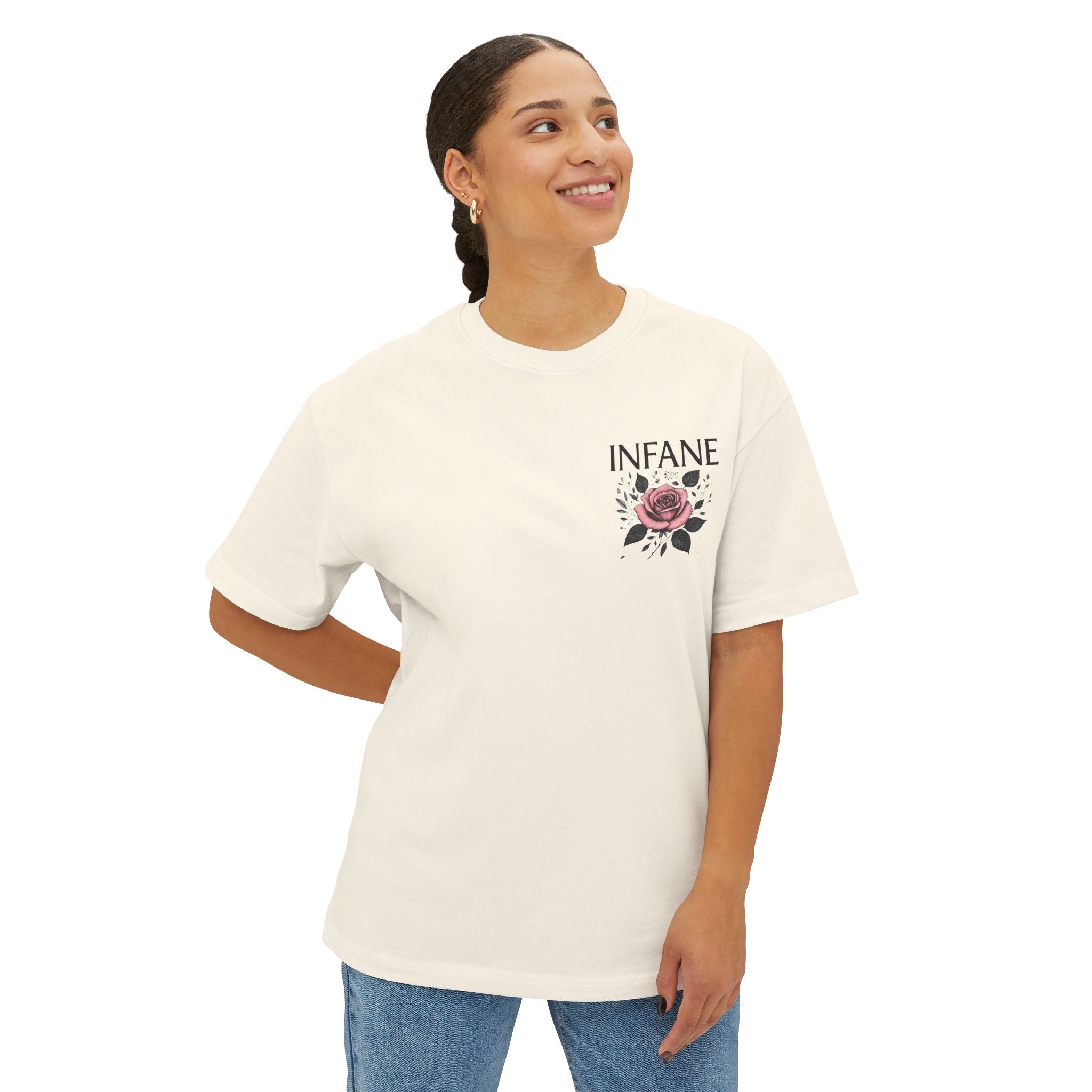 Rose Oversized Tee Man n Woman