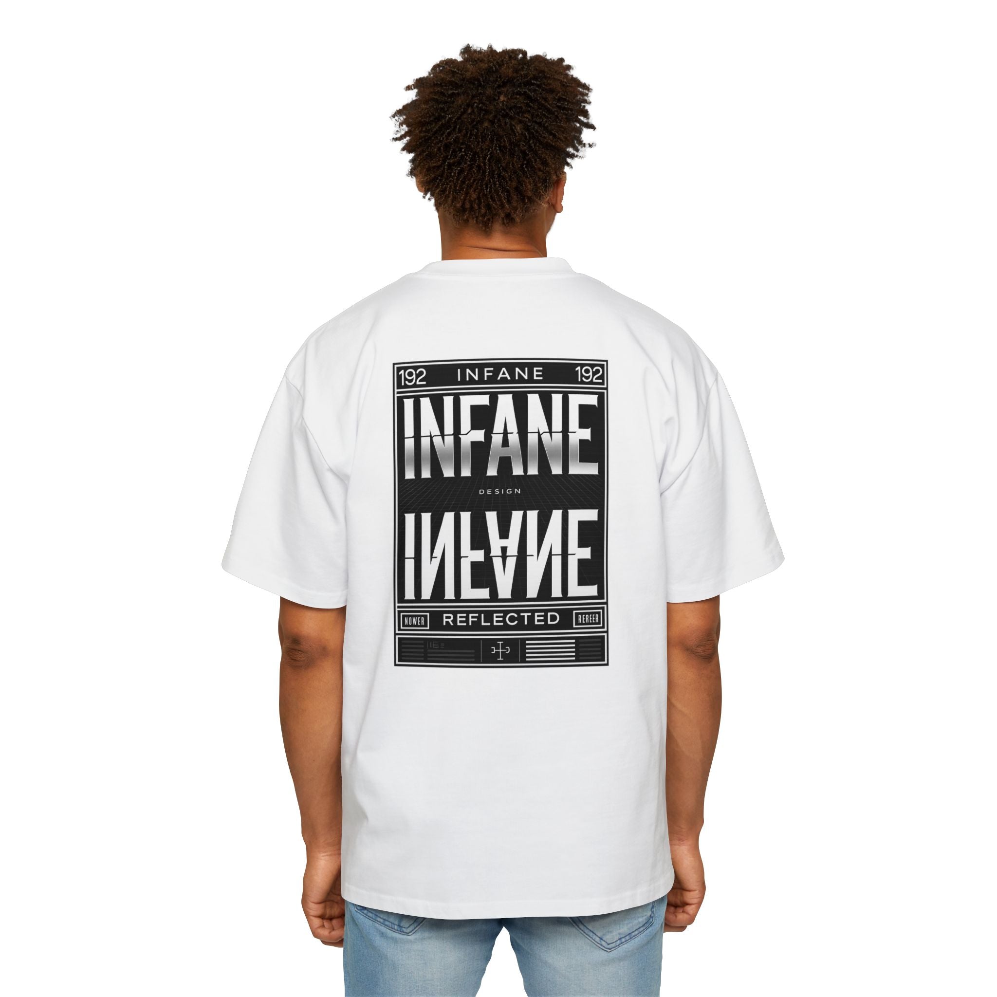 Men's Oversized Graphic Tee | Infane Reflected