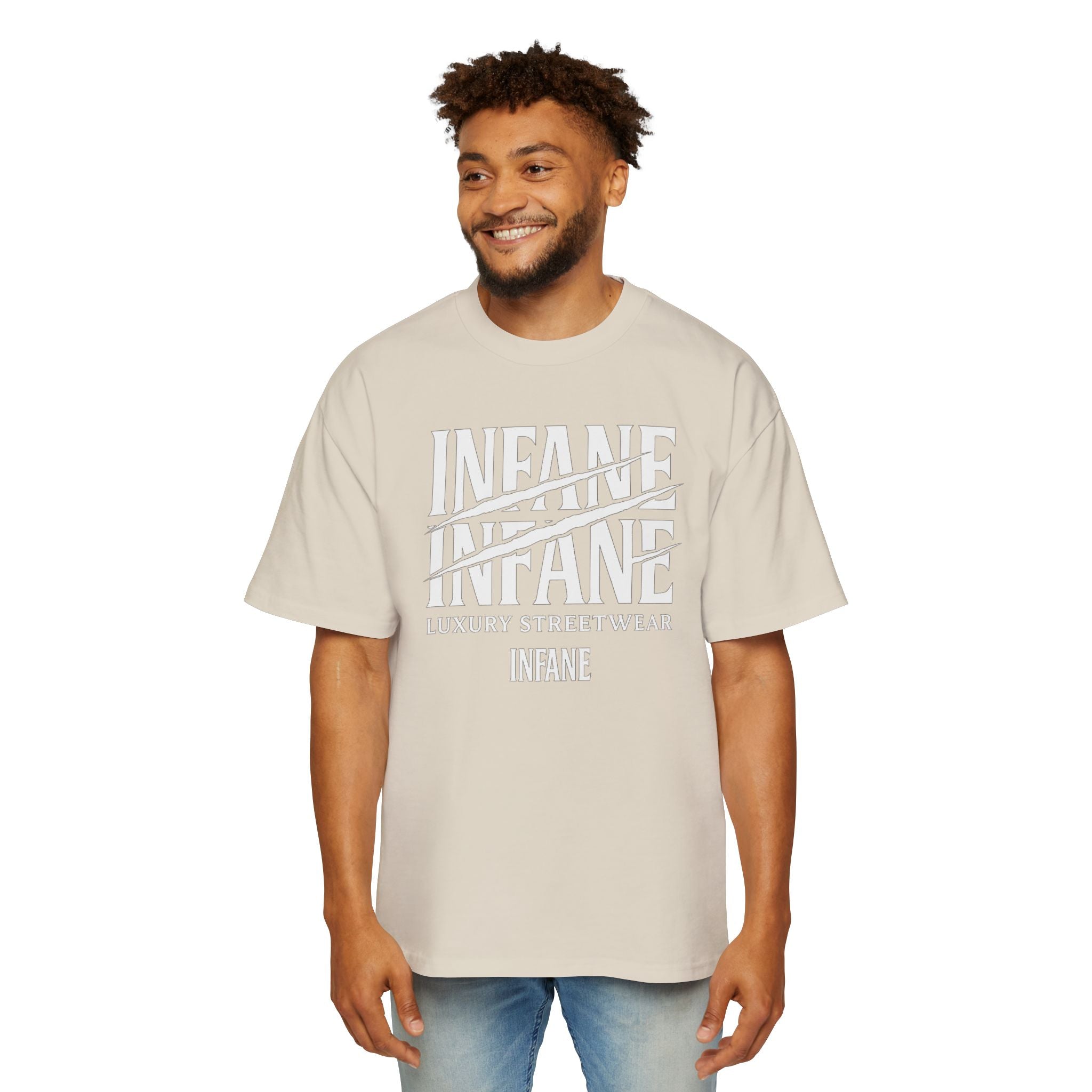 Scratch Oversized Graphic T-shirt | Infane Tshirt