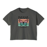 Infane Women's Boxy Tshirt - Butterfly