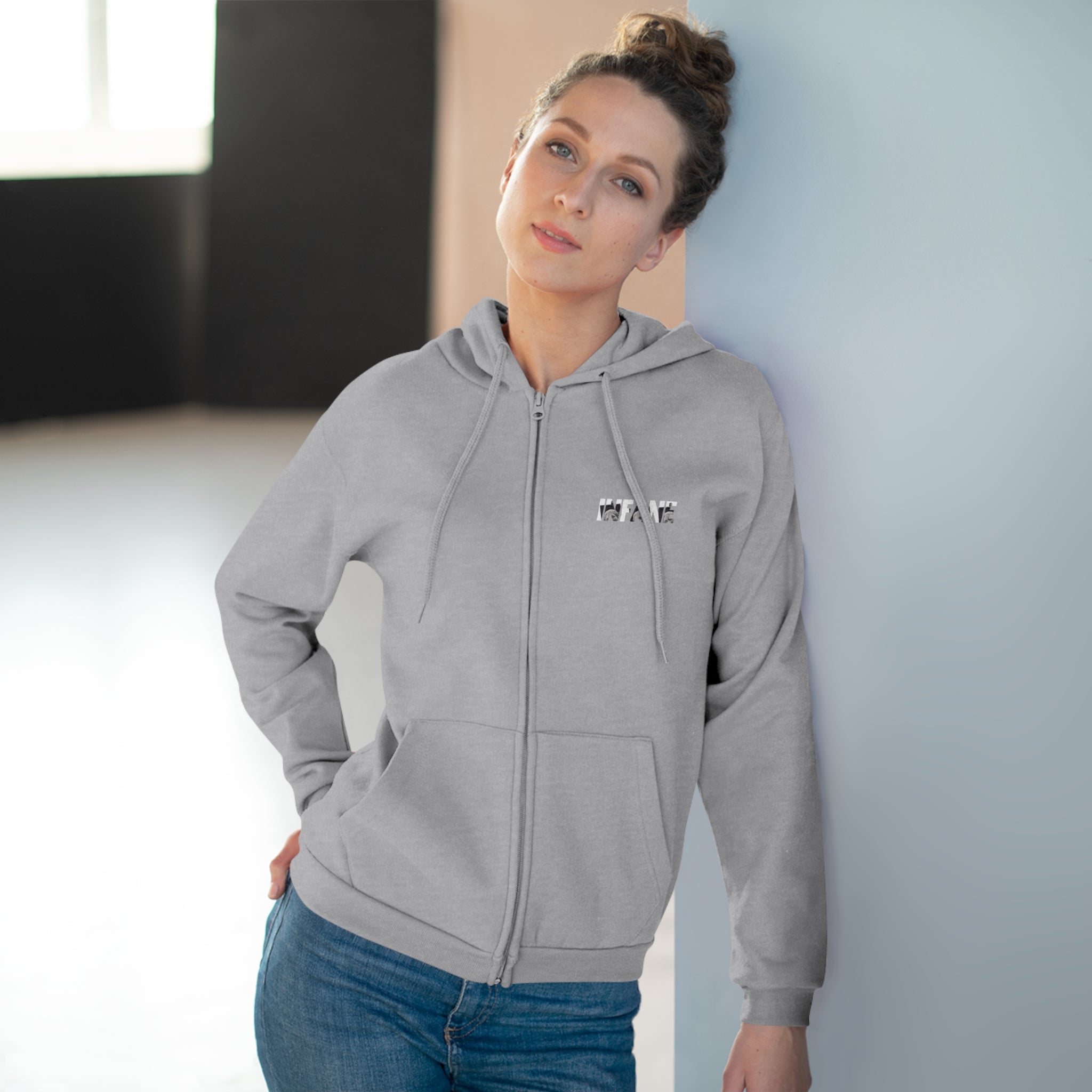 Unisex Hooded Zip Sweatshirt - Comfort Plus EU
