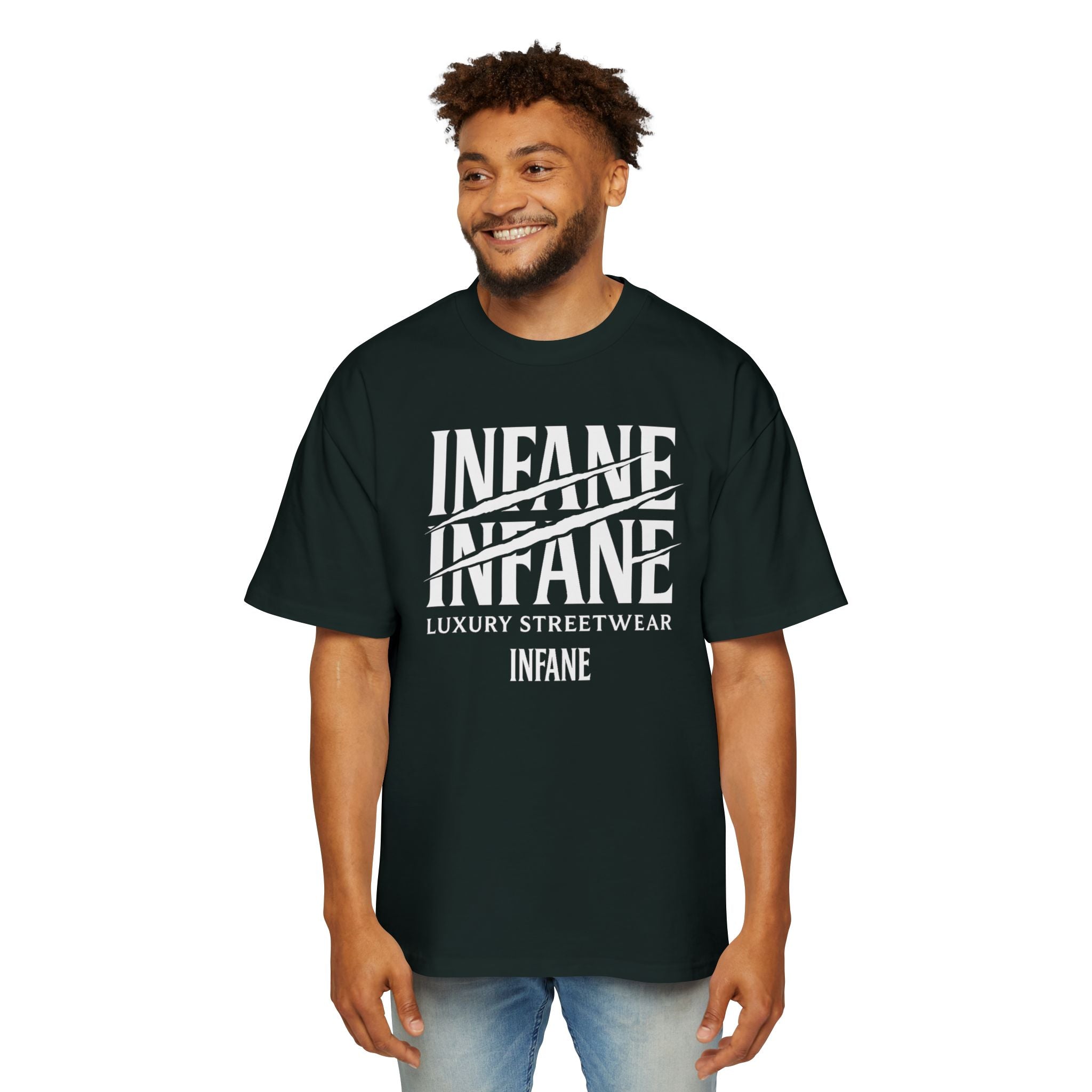 Scratch Oversized Graphic T-shirt | Infane Tshirt
