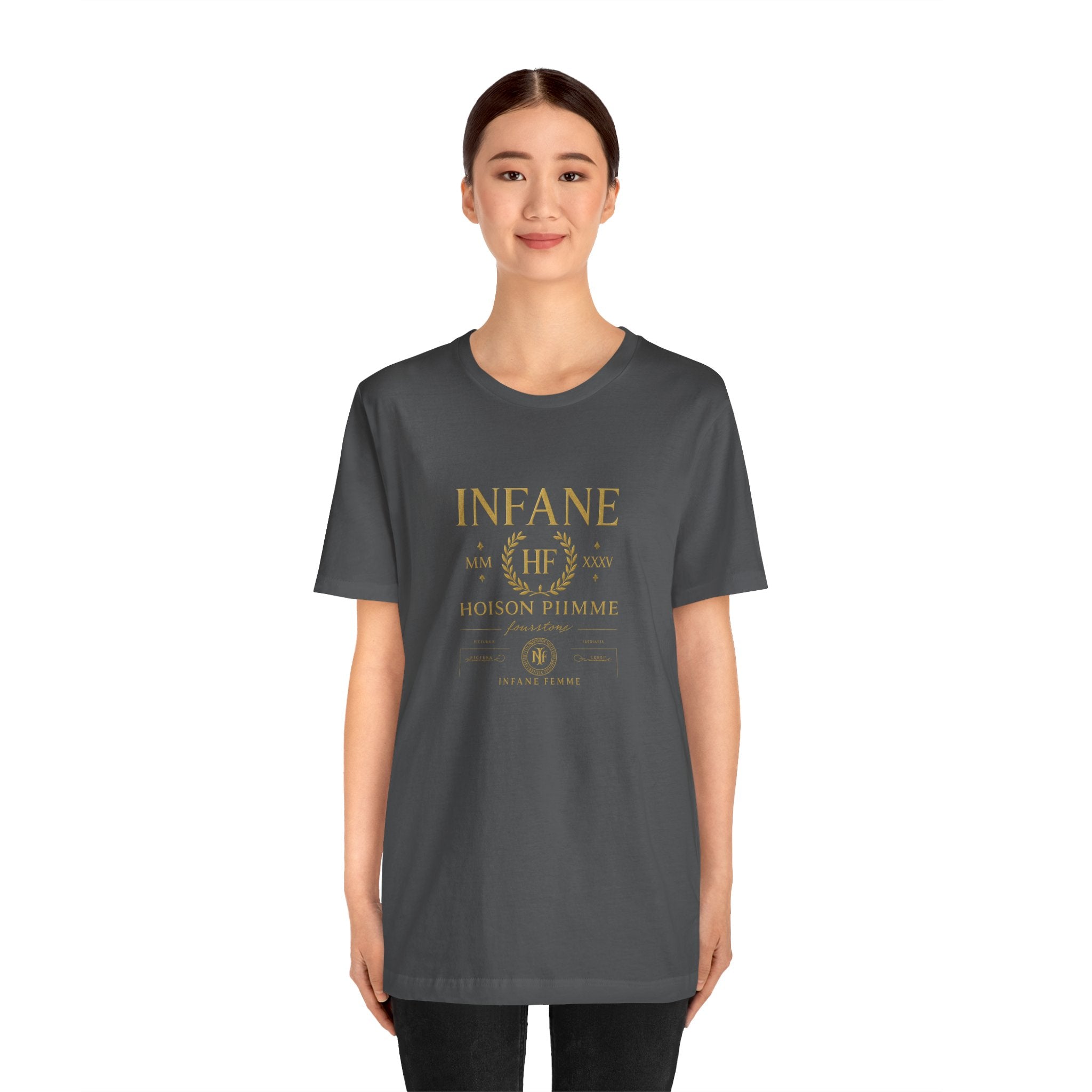 Gold Hoison Fourstone Iconic T-Shirt | Infane Femme x EU