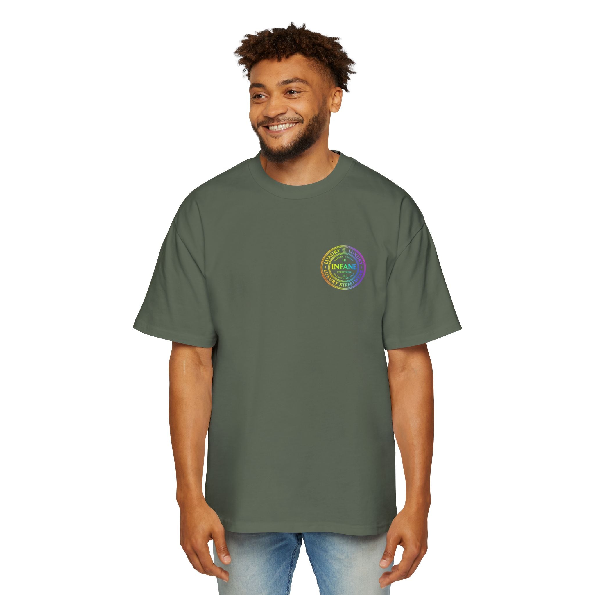 Men's Heavy Oversized Circle T-shirt | Infane Tshirt