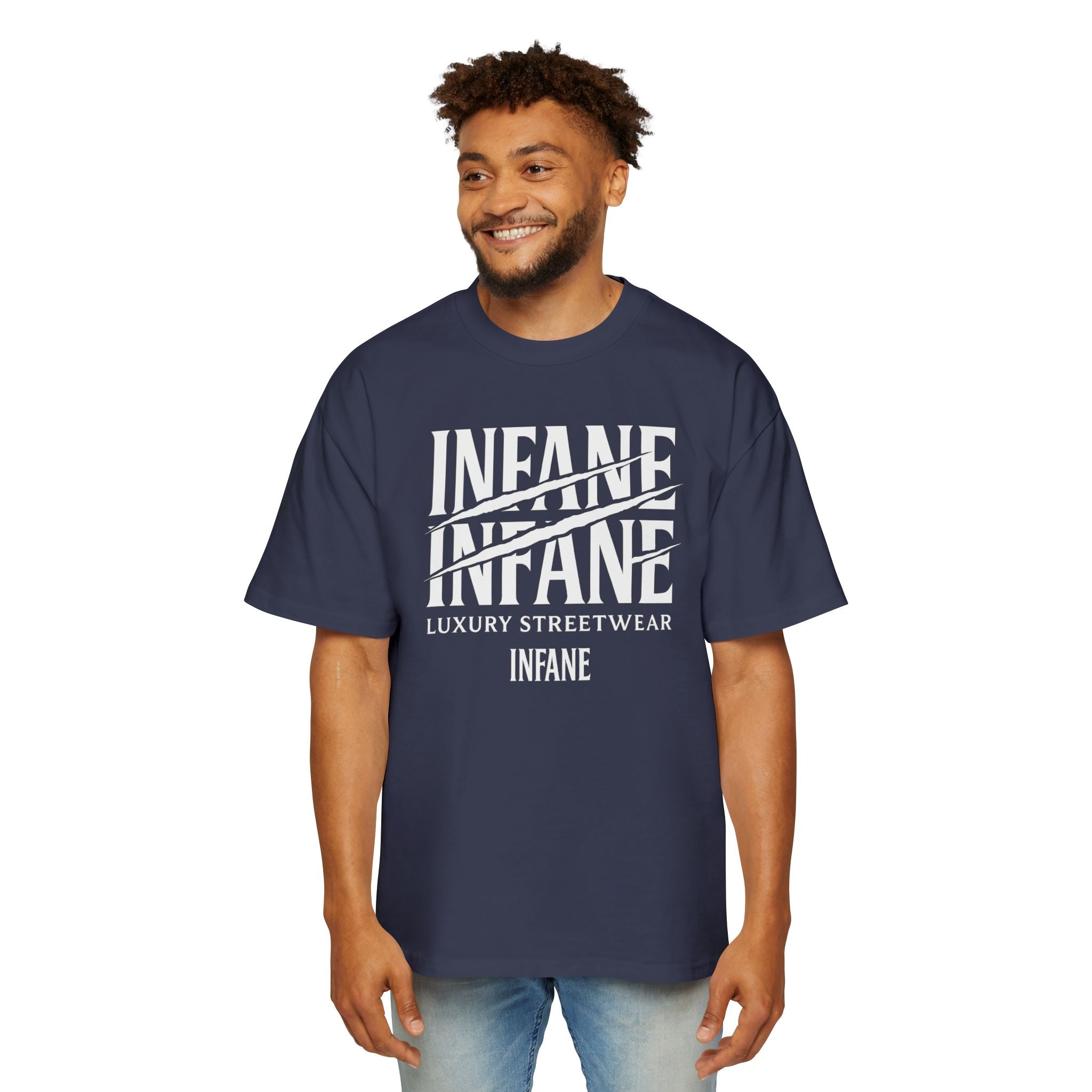 Scratch Oversized Graphic T-shirt | Infane Tshirt