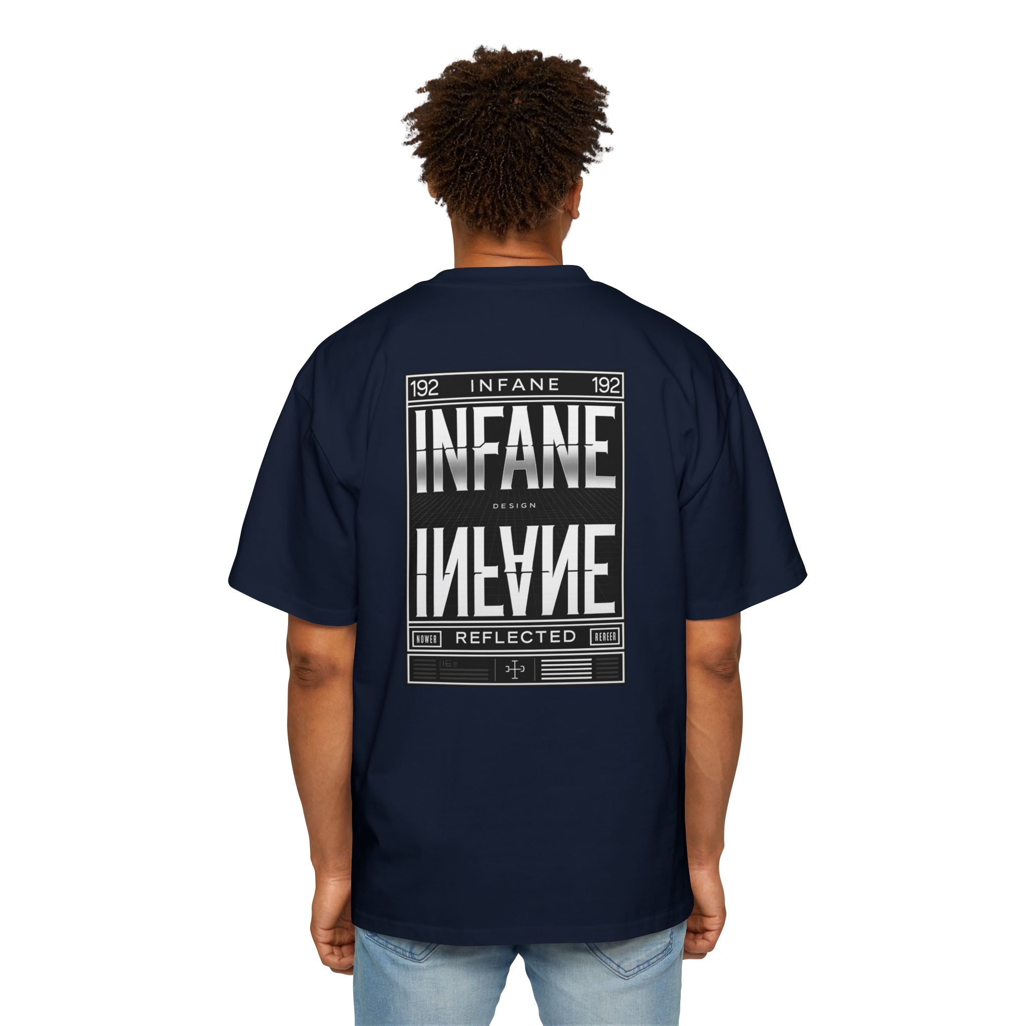 Men's Oversized Graphic Tee | Infane Reflected