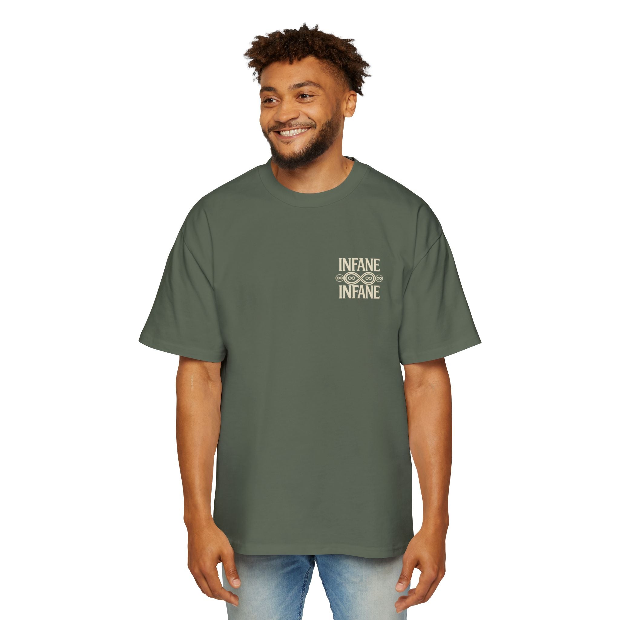 Heavy Luxury Oversized Te Streetwear | Tshirt Infane