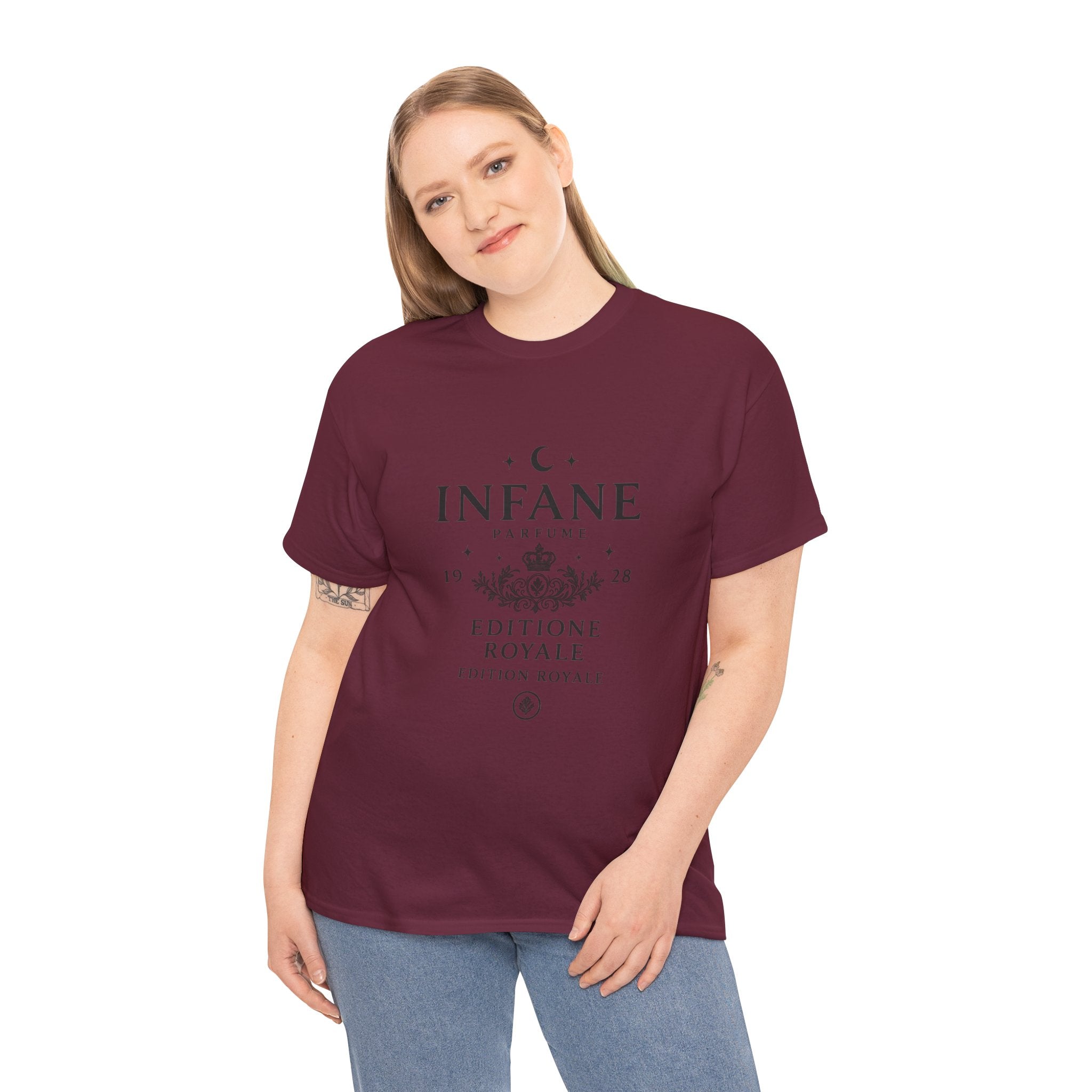 Unisex Heavy Cotton Tshirt | Infane Parfume Edition Royale Eu