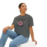 Boxy T w Floral Rosey
