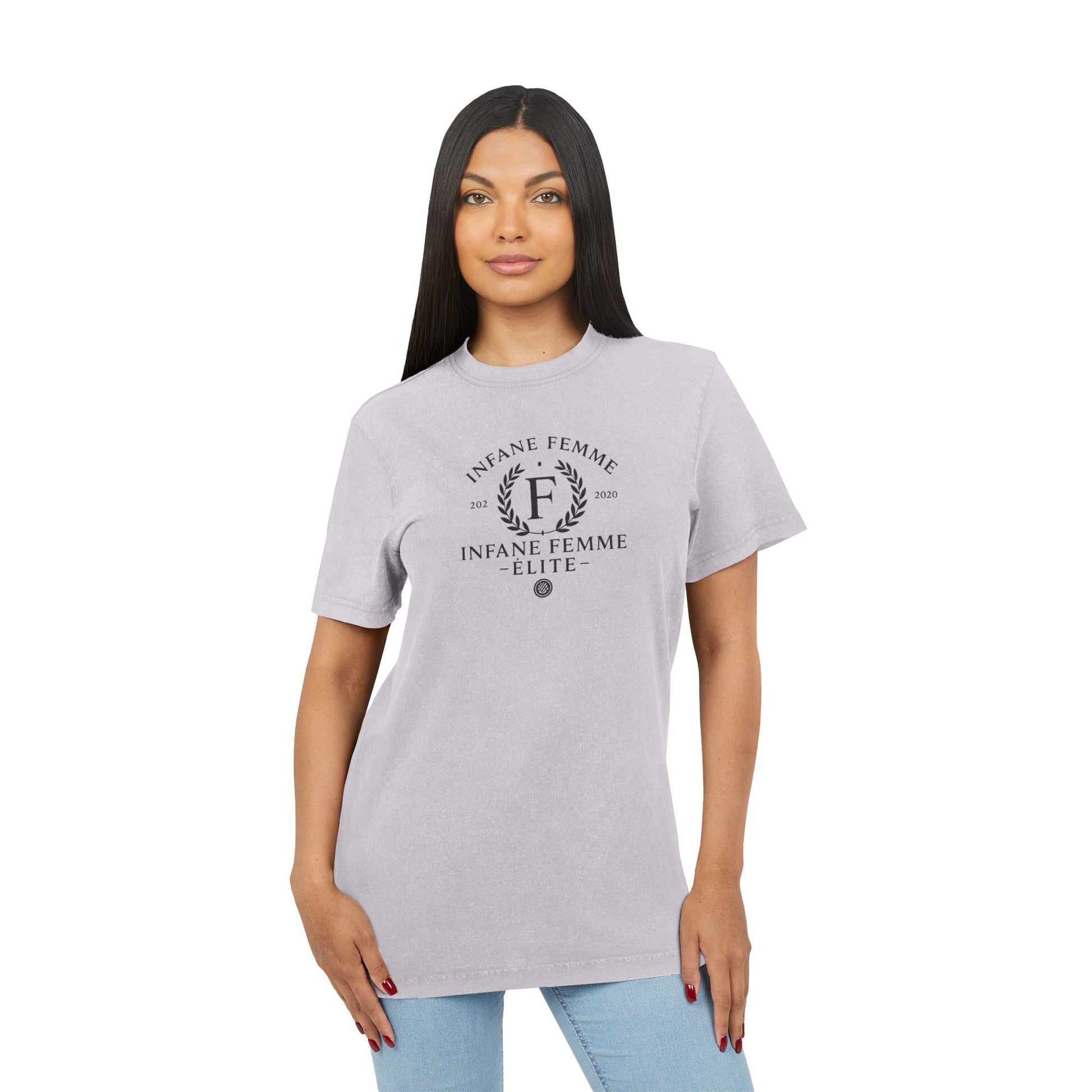 Infane Elite Acid Washed Casual Tshirt