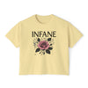 Boxy T w Floral Rosey