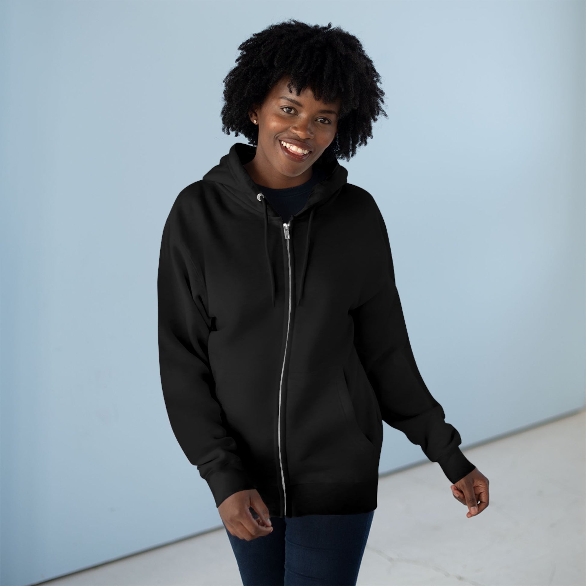Unisex Zip Hoodie x Back Design EU