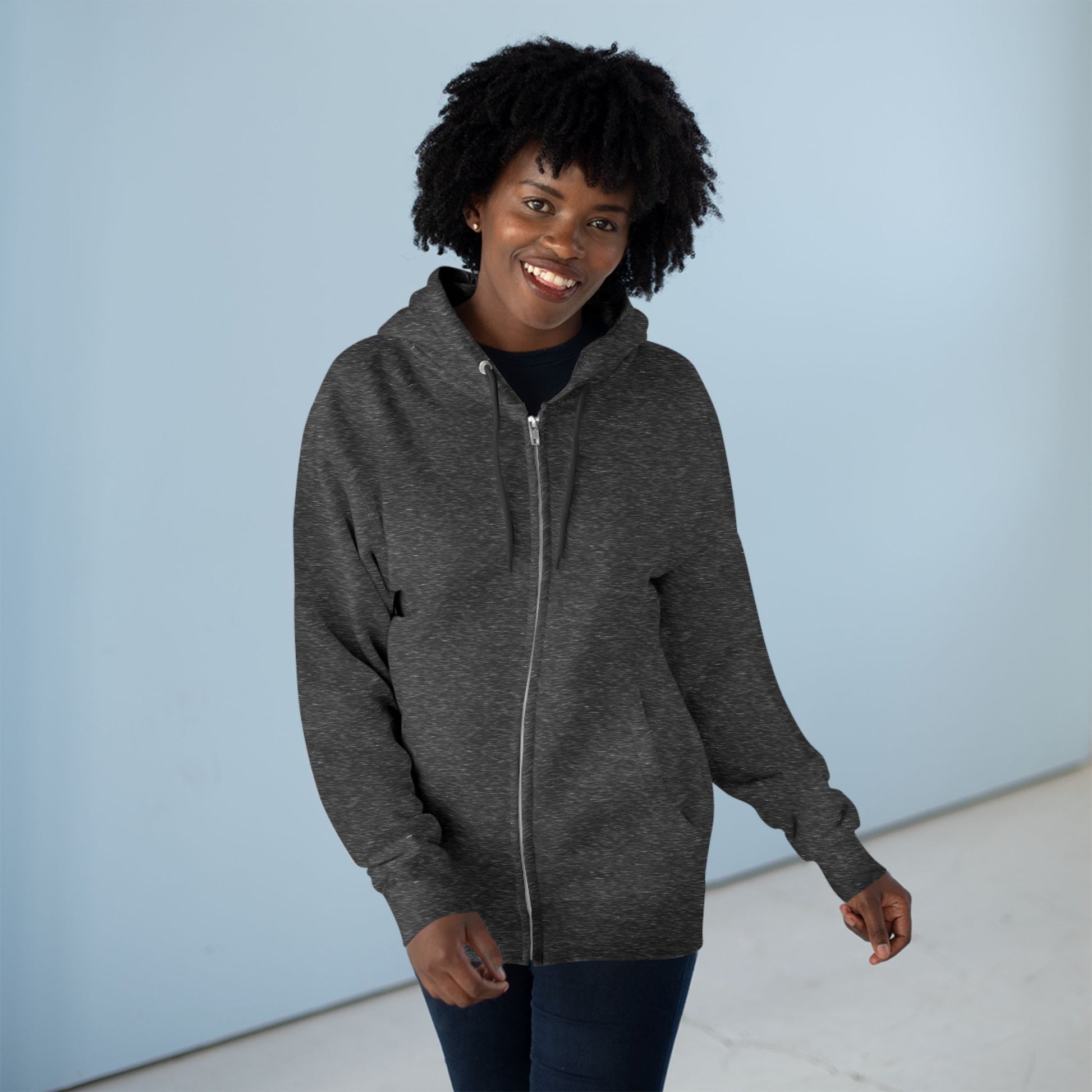 Unisex Zip Hoodie x Back Design EU