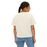 Boxy T w Floral Rosey