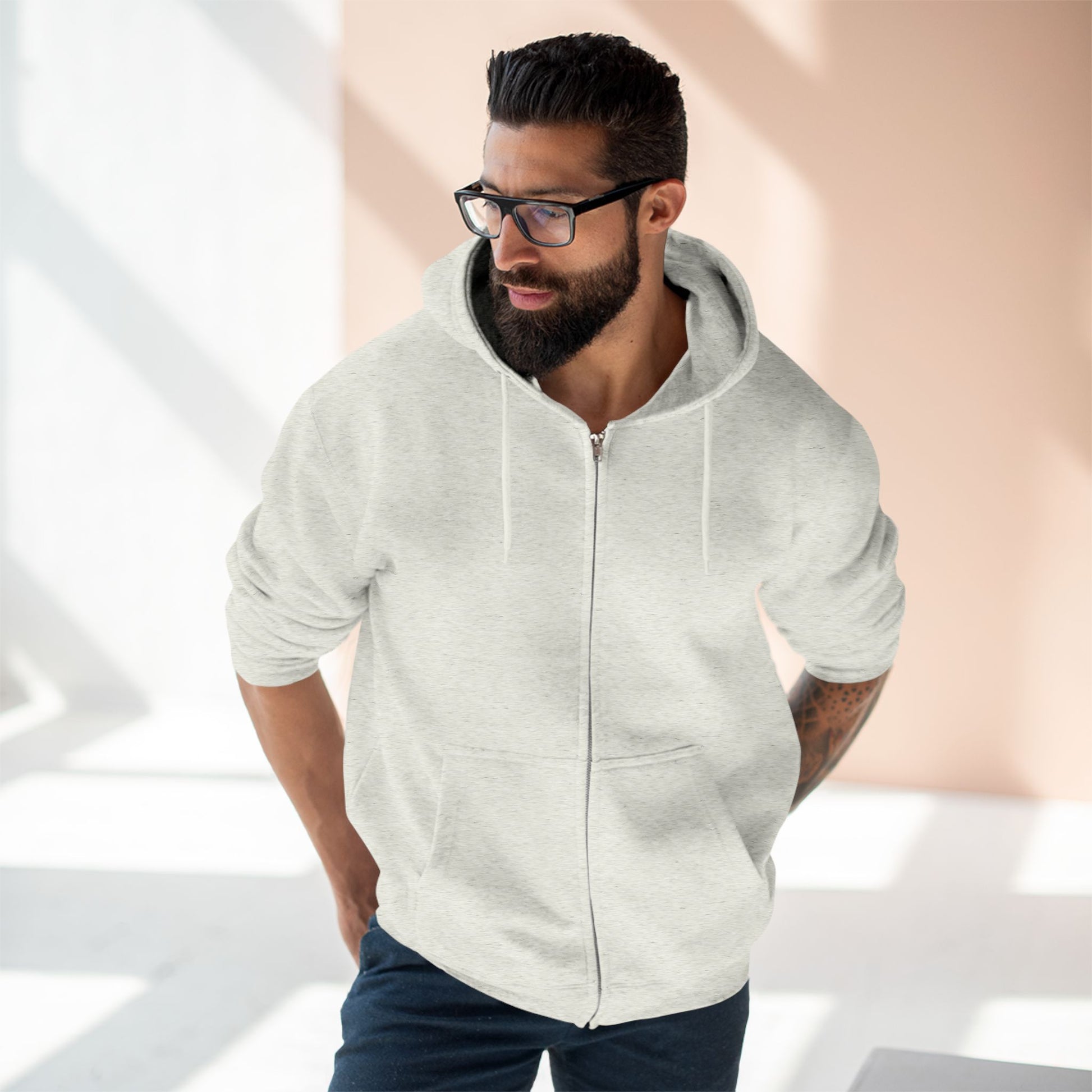 Unisex Zip Hoodie x Back Design EU