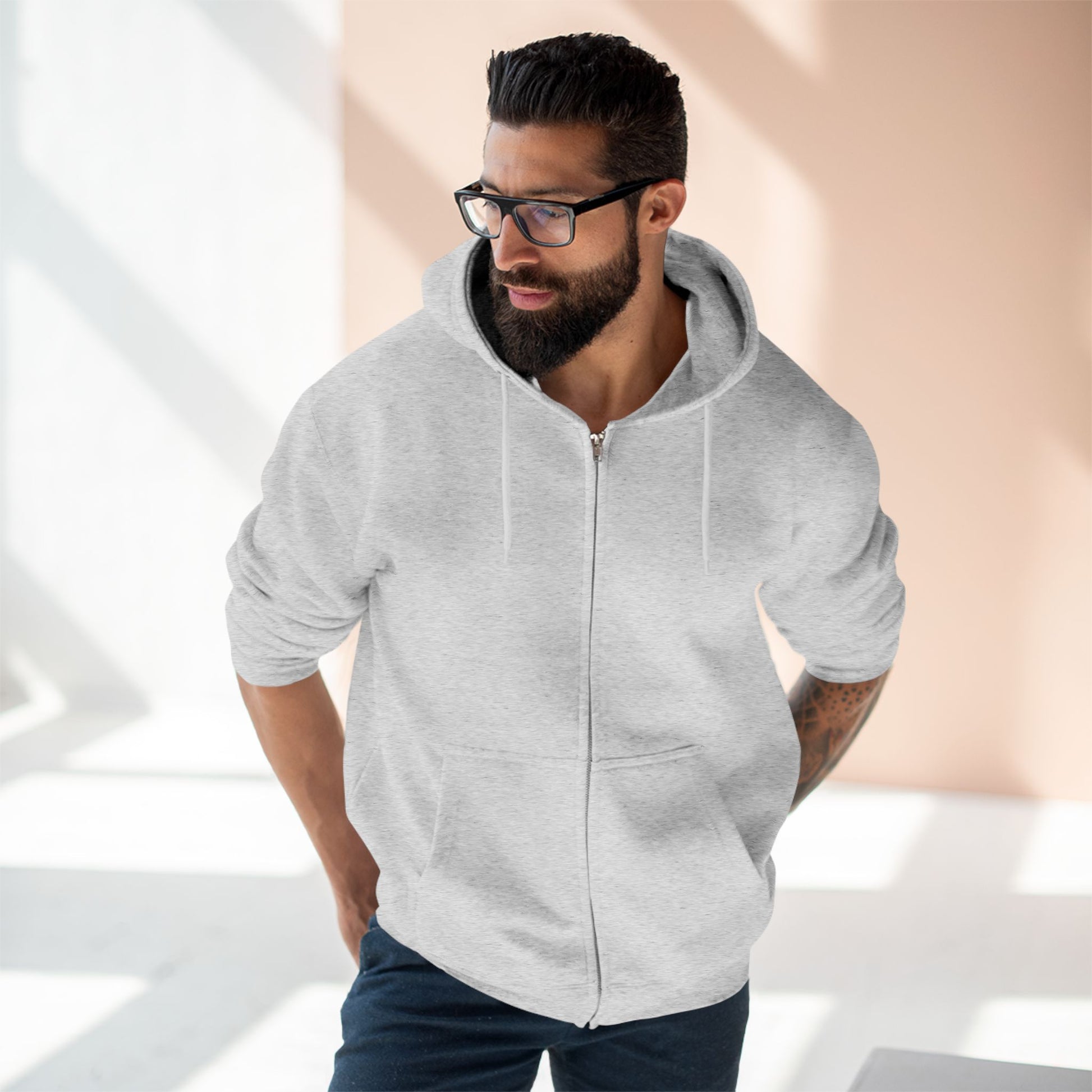 Unisex Zip Hoodie x Back Design EU