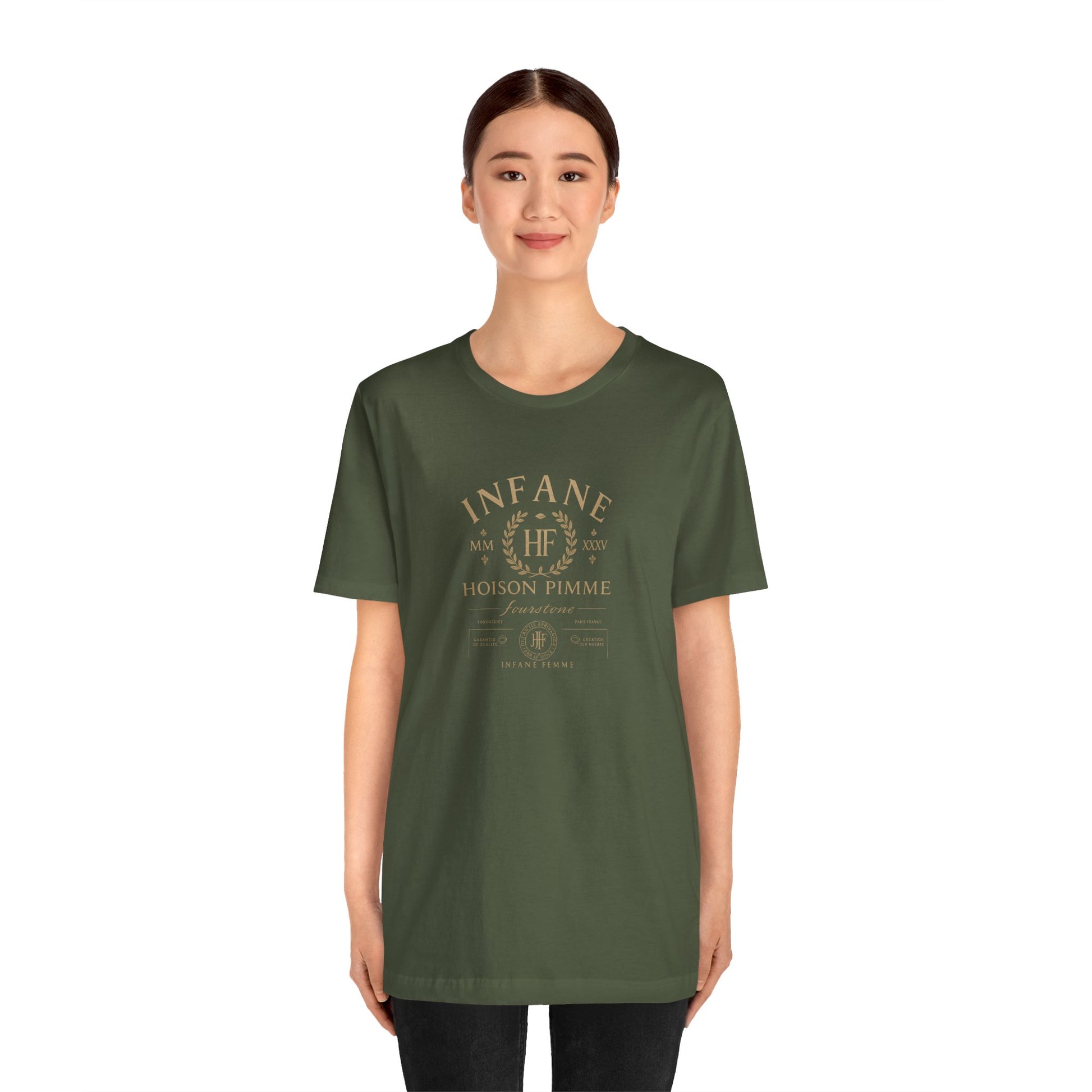 Light Gold Hoison Fourstone Iconic T-Shirt | Infane Femme Eu Unisex