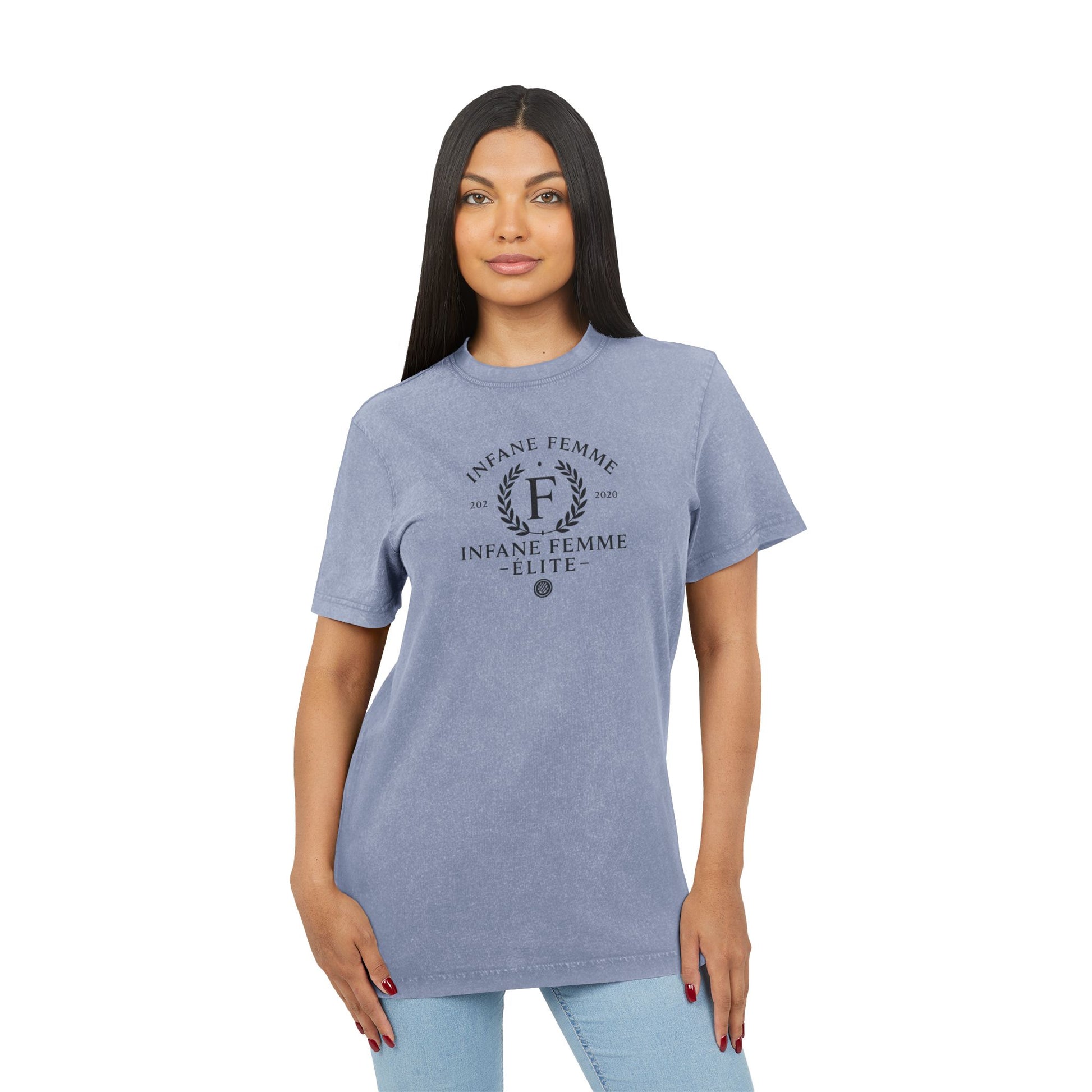 Infane Elite Acid Washed Casual Tshirt