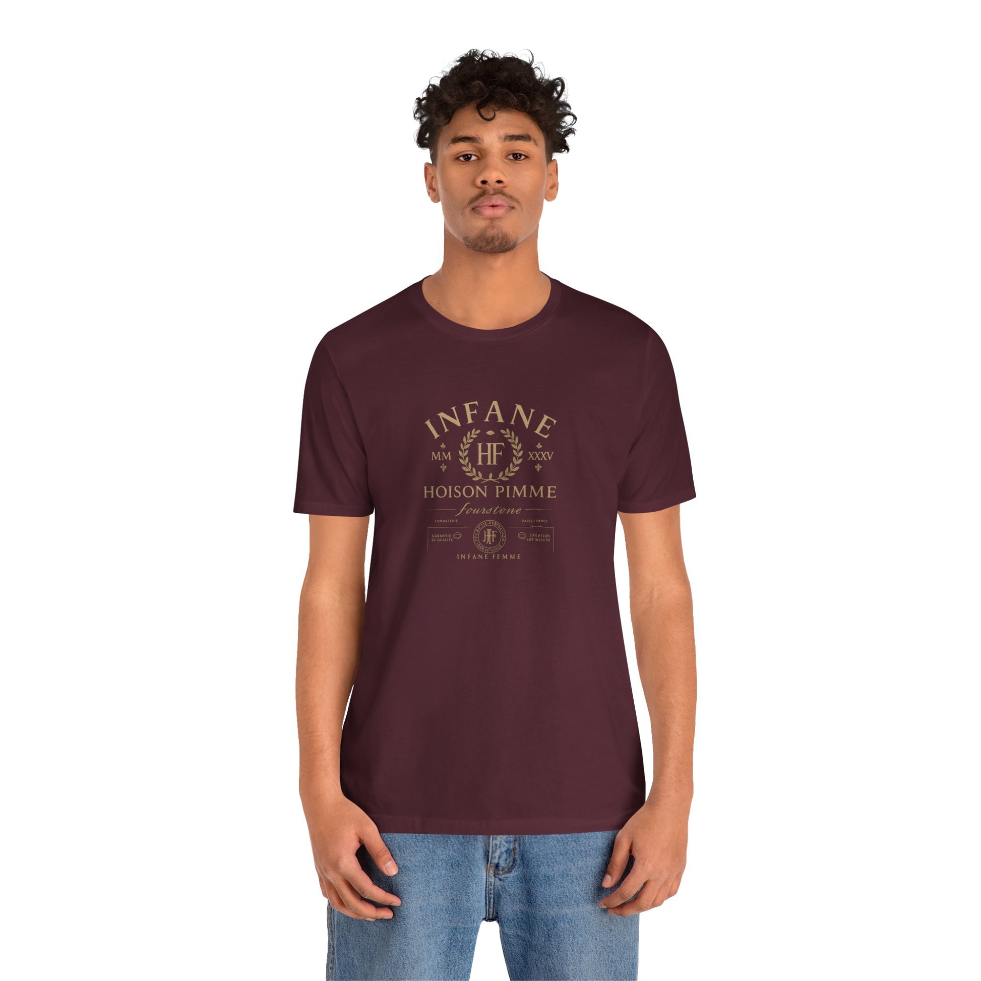 Light Gold Hoison Fourstone Iconic T-Shirt | Infane Femme Eu Unisex