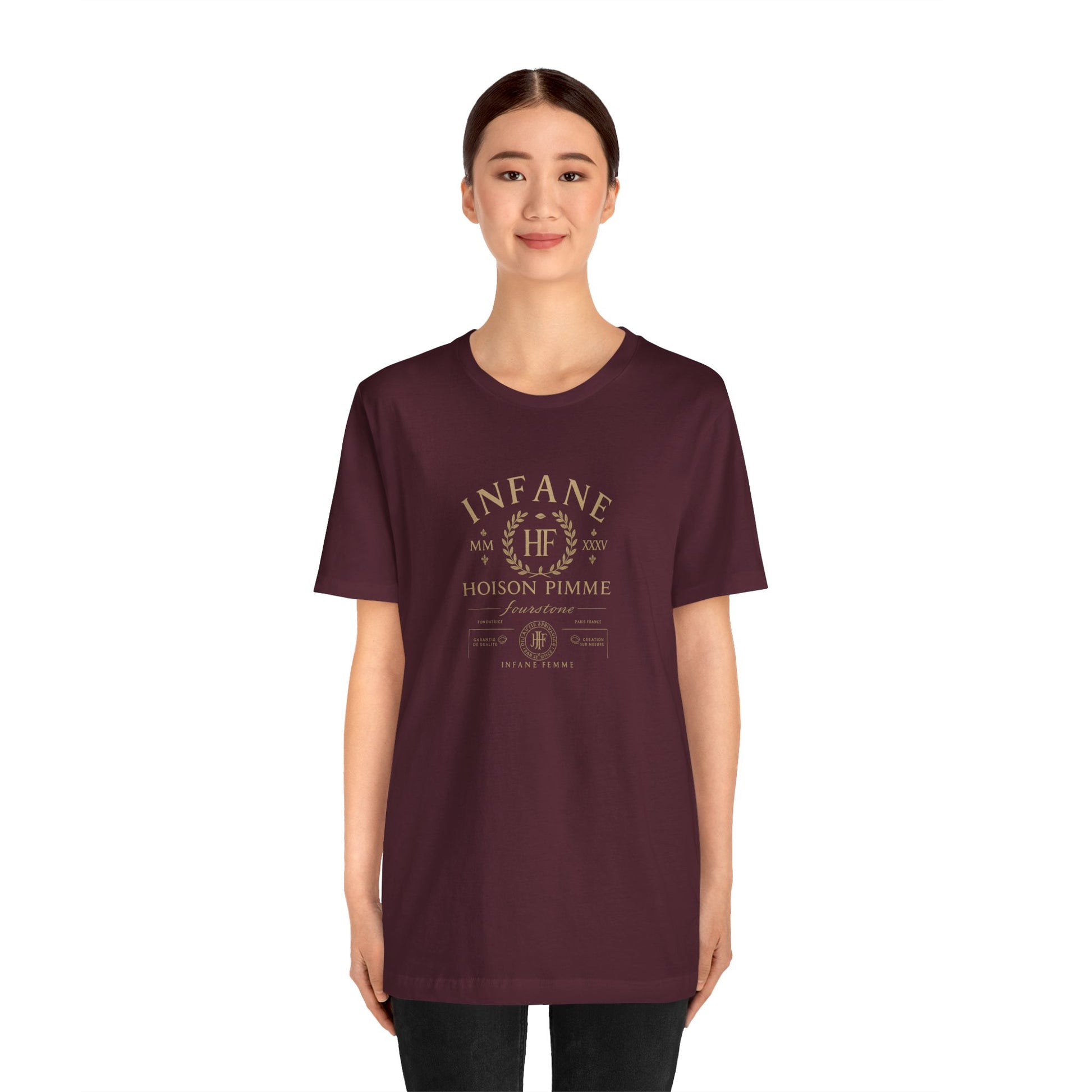 Light Gold Hoison Fourstone Iconic T-Shirt | Infane Femme Eu Unisex