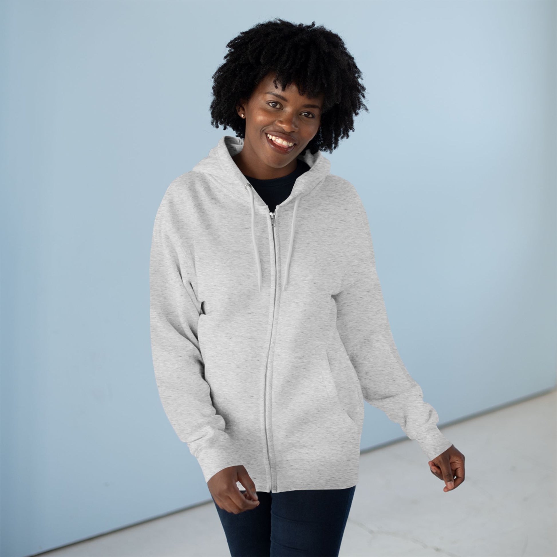 Unisex Zip Hoodie x Back Design EU